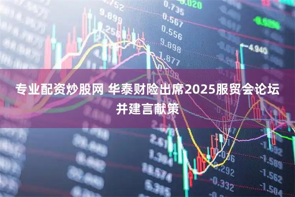 专业配资炒股网 华泰财险出席2025服贸会论坛并建言献策