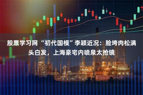 股票学习网 “初代国模”李颖近况：脸垮肉松满头白发，上海豪宅内喷泉太抢镜